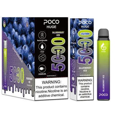 POCO 덩치 5000 펌프 일회용 바이프 펜 E 담배 15ml 탱크 용량