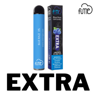 SUS304 포탄 증기 1500 분첩 E Cigs CBD 처분할 수 있는 Vape 깍지 2% 5% 니코틴