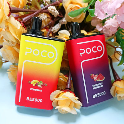 POCO BE5000 5000 펌프 일회용 바이프 펜 과일 맛 전자 담배