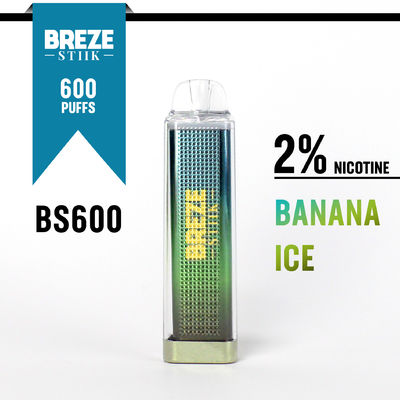 600Puffs 디스플레이 상자에서 Vaping 경험에 2% 니크를 가진 일회용 Vape 펜