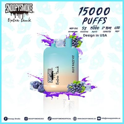 15000파프 과일 맛 바이프 듀얼 18mL 배터리 650mAh C형 재충전 배터리