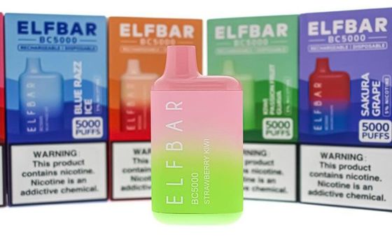 13개 밀리람베르트 주스 저장소 과실 향기 Elf 바는 BC5000 1.2 오옴을 기화시킵니다