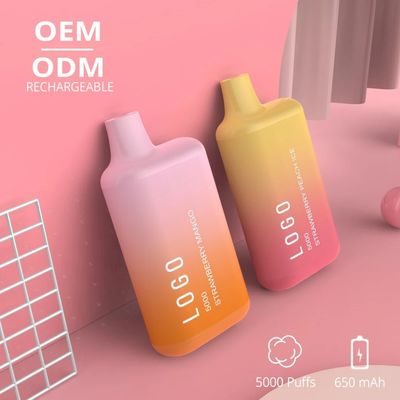 버릴 수 있는 SUS304 OEM Elf 바 BC5000 과실 향기는 1.2 오옴을 기화시킵니다