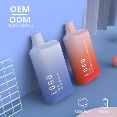 Elf 바 BC5000 퍼프 OEM ODM 관습 일회용은 증발기 Ｅ 여송연을 기화시킵니다