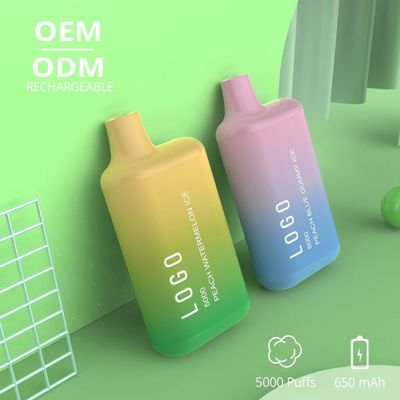 Elf 바 BC5000 퍼프 OEM ODM 관습 일회용은 증발기 Ｅ 여송연을 기화시킵니다