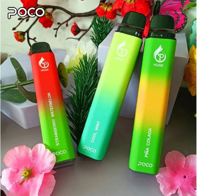 POCO HUGE 5000마리 CBD 일회용 바이프 펜 장치 1.2ohm SUS304 셸