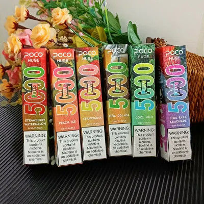 15ml E- 액체 POCO 5000 펌프 장치 5%nic 부드러운