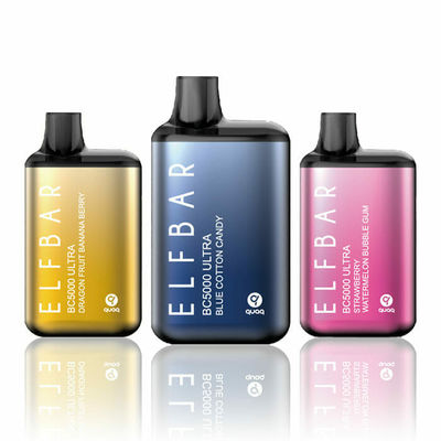 니코틴 5% Elf 바가 극단적 BC5000 일회용 포드 장치 OEM ODM을 기화시킵니다