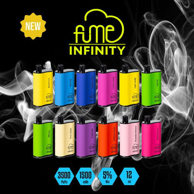 연기 무한대 처분할 수 있는 3500 분첩 1500mAh 12ml 전 채워진 E 주스 Vape 펜