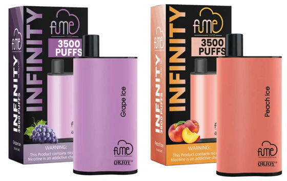 15 풍미 증기 무한대 3500 퍼프 재충전이 가능한 CBD 펜 1500mAh