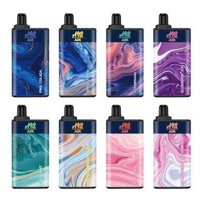 AIS 공기 5000 재충전용 Vape 펜 소금 니코틴 처분할 수 있는 펜 75g