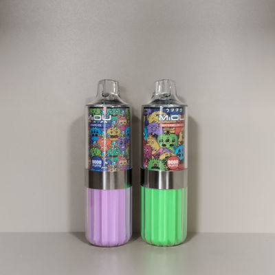 MIOU 9000 18ml 일회용vape E 액체 사전 채워진 종류 맛