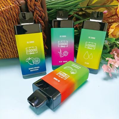 POCO BL10000 큰 분첩 Vape 휴대용 과일 풍미 처분할 수 있는 E 담배 78g