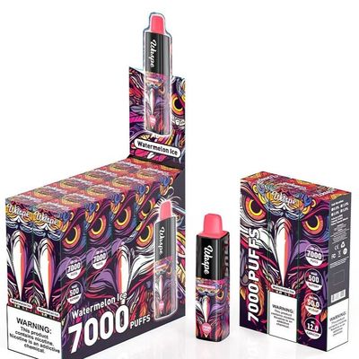 Waspe 8000 퍼프 바 일회용 펜 포드 650mAh Type-C 충전식