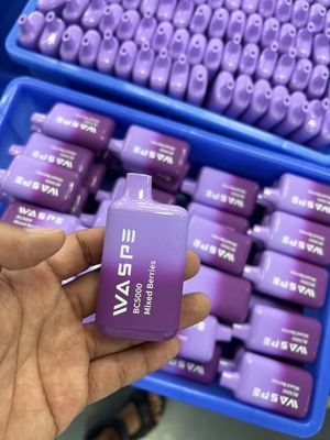 와스페 5000푸프 E 담배 일회용 와이프 13ML 2%/3%/5% 니크 650mAh 재충전