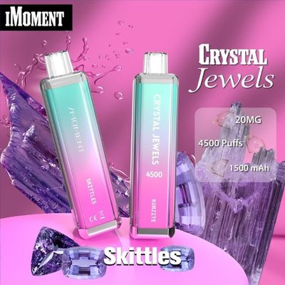 맞춤형 크리스탈 4500 일회용 바이프 12ml 4500까지 미리 채워져 있습니다.