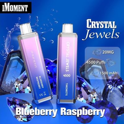 일회용 비프 펜 크리스탈 보석 4500 펄스 메시 코일 15ml 액체 재충전 가능한 Ecig