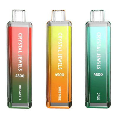 크리스탈 4500 일회용 팟 전자 담배 1500mAh 펌프