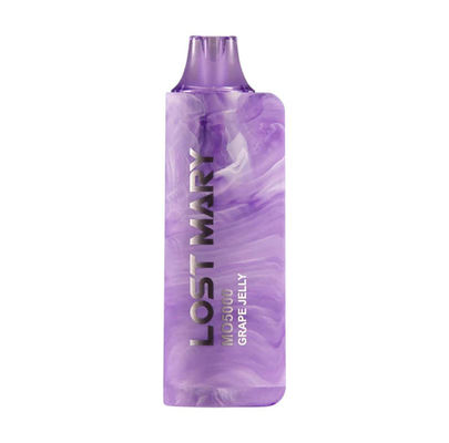 식품 등급 SUS404 엘프 바 배프 MO5000 500mAh 재충전 배터리 50mg (5%) 강도