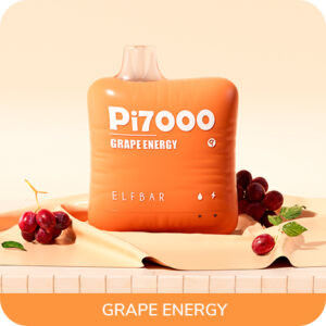 메시 코일 타입 엘프 바 바이프 Pi7000 17ml 에쥬이스 5% 50mg 니크 솔 USB C 포트