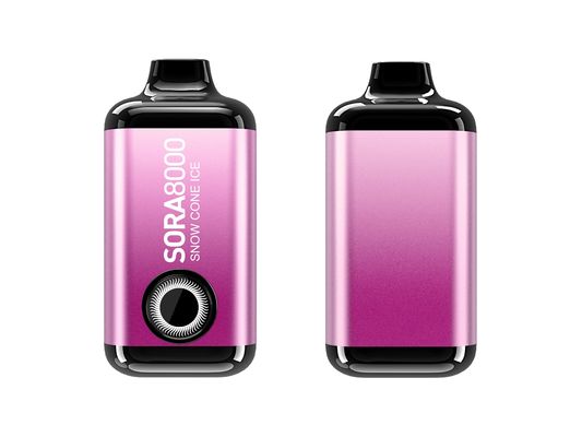 소라 8000 파프 재충전 가능한 E 담배 믹스 과일 플라버스 일회용vape 펜