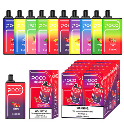 POCO BE5000 펌프 일회용 전자 담배 니코틴 소금 0/20/30/50mg