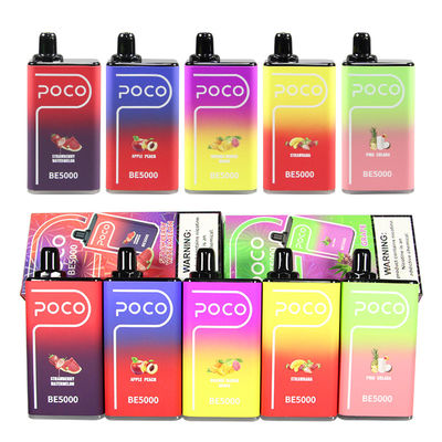 POCO BE5000 14ml E Juice Vape Pen 1200mAh 일회용 담배