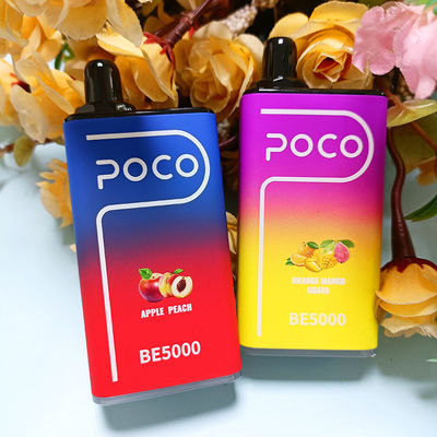 POCO BE5000 5000 펌프 일회용 바이프 펜 과일 맛 전자 담배