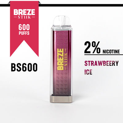 600Puffs 디스플레이 상자에서 Vaping 경험에 2% 니크를 가진 일회용 Vape 펜