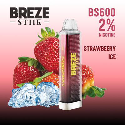 600Puffs 일회용 바이프 펜 2ML E 액체와 500mAh 배터리