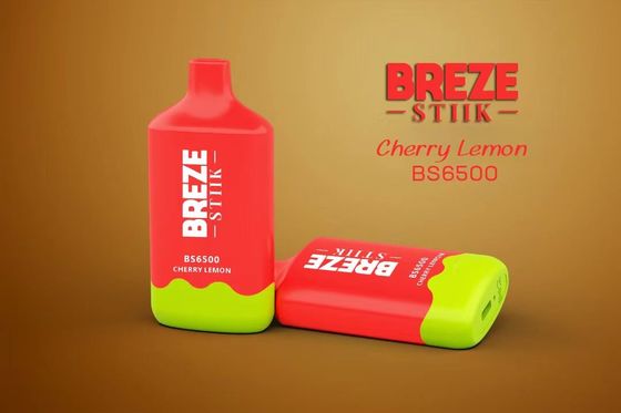 BREZE BS6500 일회용 바이플 대형 펌프 15ml 사전 채워진 유액 500mAh 배터리