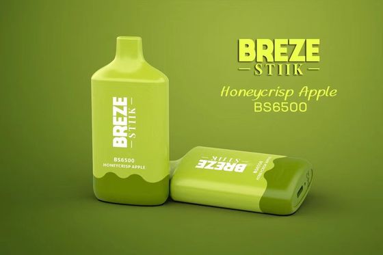 BREZE BS6500 일회용 바이플 대형 펌프 15ml 사전 채워진 유액 500mAh 배터리