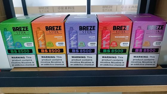 메시 코일 CBD 일회용 배프 장치, 17ml 사전 채워진 유액과 1.2 저항
