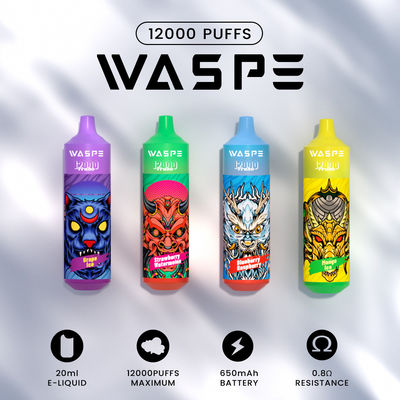 와스페 12000푸프 20 ML E 액체 일회용 바이프 펜