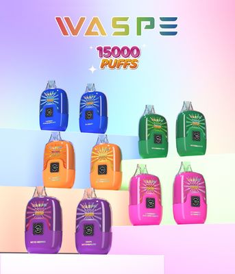 650mAh 배터리 용량 큰 펌프 15000 펌프 와이프 20ml E 액체와  Mesh 코일