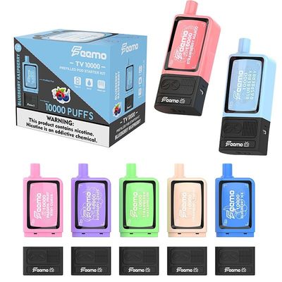 배터리 650mAh POD 일회용 바이프 10000개 이상과 5% 니크 강도