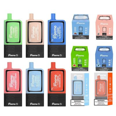 배터리 650mAh POD 일회용 바이프 10000개 이상과 5% 니크 강도