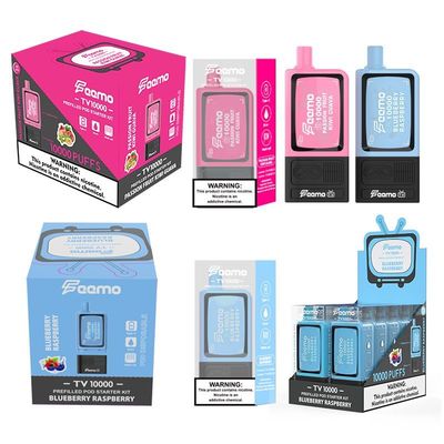 10000개 이상의 POD 일회용 바이프 20ml 카트리지 용량과 C형 충전