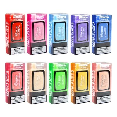 10000개 이상의 POD 일회용 바이프 20ml 카트리지 용량과 C형 충전