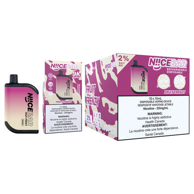 15ML E- 액체 용량 단일 증기 장치 누출 방지 설계로 Niice Bar 9000