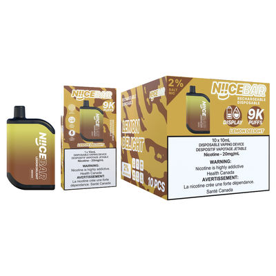 0/2%/5% Nic Big Puff Vape 1.1ohm 저항과 화면 디스플레이