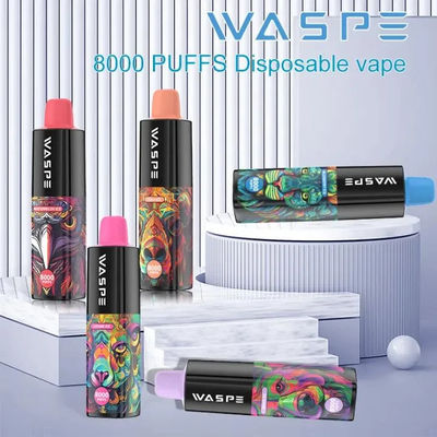 10 Flavour 8000Puffs 일회용 에어플로우 조절 및 C형 충전 케이블이 있는 에어플러스 펜