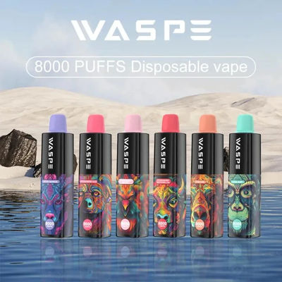 10 Flavour 8000Puffs 일회용 에어플로우 조절 및 C형 충전 케이블이 있는 에어플러스 펜