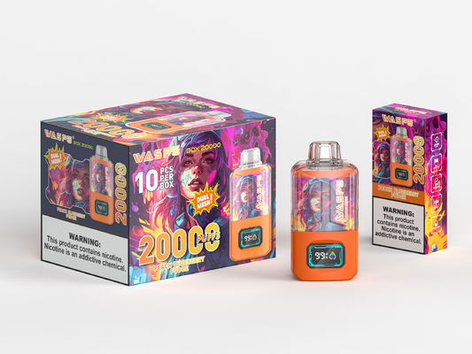 RGB 라이트 빅 파프 배터리 650Mah Sus304 20000Puffs