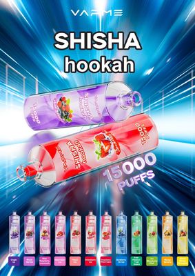 RGB 라이트 커스텀 베이프 650mAh 배터리 25ml 쥬스 용량 15000 펌프