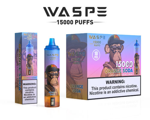 650mAh 타입 C 충전 포트 / SUS304 용량 22ml Ejuice 12 재미 과일 맛 RGB 라이트