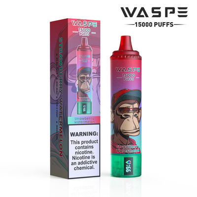 SUS304 15000 펌프 와이프 화면 650mAh 배터리 0.8ohm 12 과일 맛