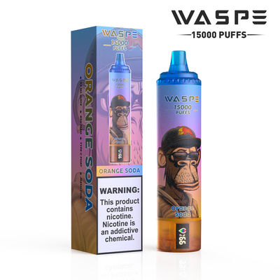 SUS304 15000 펌프 와이프 화면 650mAh 배터리 0.8ohm 12 과일 맛