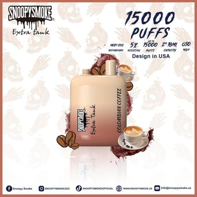 650mAh 재충전 배터리 미국 바이프 더블 18mL E 액체 과일 맛 1.2ohm 메시 코일