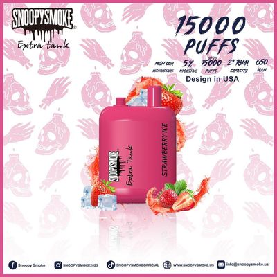 듀플18mL 사전 충전 E 액체 5% 니코틴 강도 650mAh C형 재충전 배터리 와이프 키트
